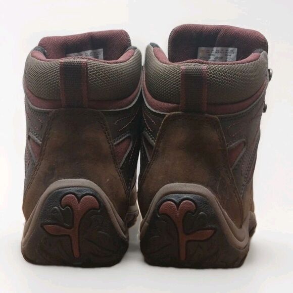 Timberland Womens Waterproof Leather Hiking Boots 7.5W Brown Anti-Fatigue Trail - Picture 6 of 15